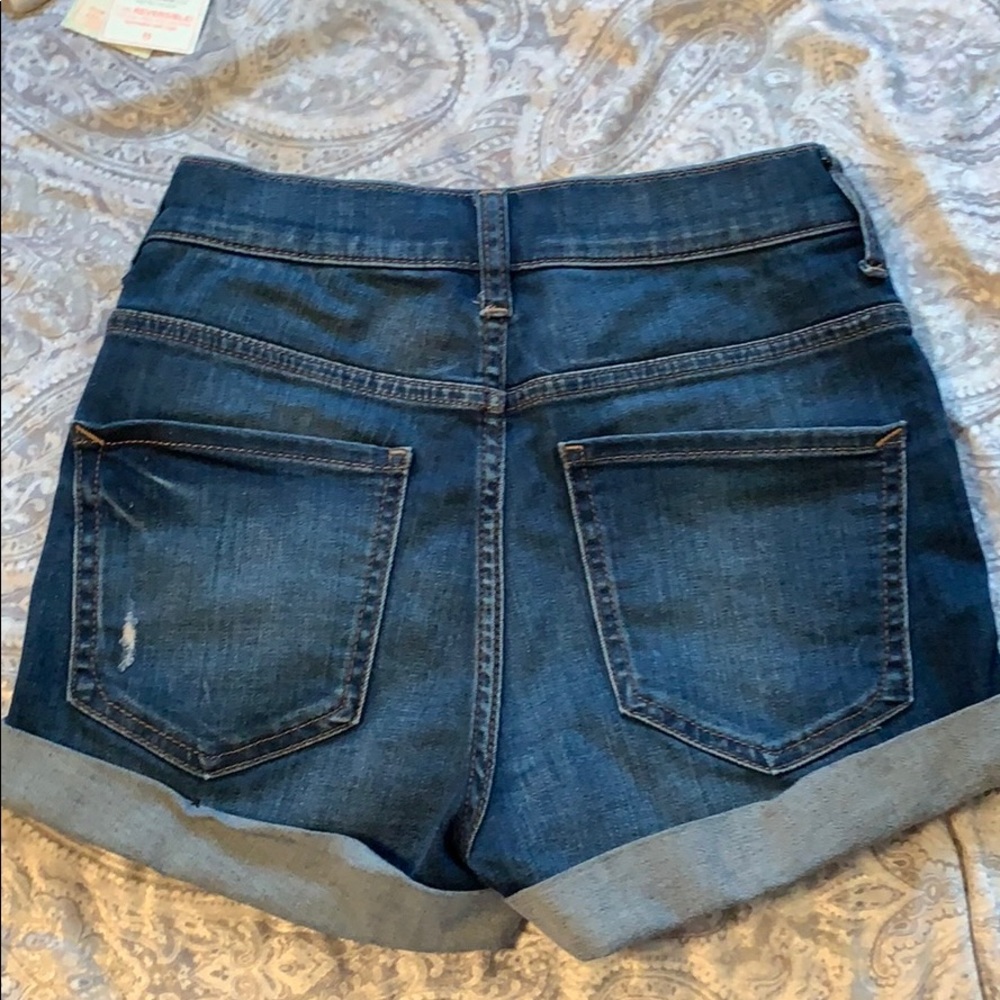 Express High Rise Shorties - Picture 2 of 4